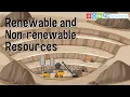 Renewable and Non-renewable Resources