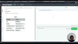 Average Population SQL Aggregation HackerRank Solution