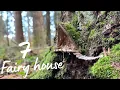 DIY Fairy Tree House using natural materials