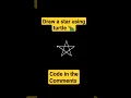 Create a Star with a Turtle in Python