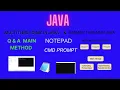 Java Multithreading in Notepad CMD What is Daemon Thread Interview Q A Explained