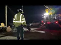 October 2 2024 - Power restoration work on Valley Drive during Tropical Storm Helene