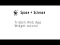 Tutorial Tridom Web App Widgets