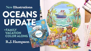 Flip through of the updated Oceans Family Vacation Color Along