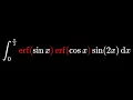 An insane integral involving the error function