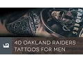40 Oakland Raiders Tattoos For Men