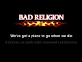 Lagu American Jesus - Bad Religion - (HD) Lyrics on screen