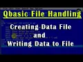 Complete QBASIC File handling for school level
