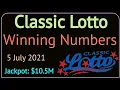 Today Ohio Classic Lotto Winning Numbers Monday 5 July 2021 Classic Lotto Drawing Tonight 2021