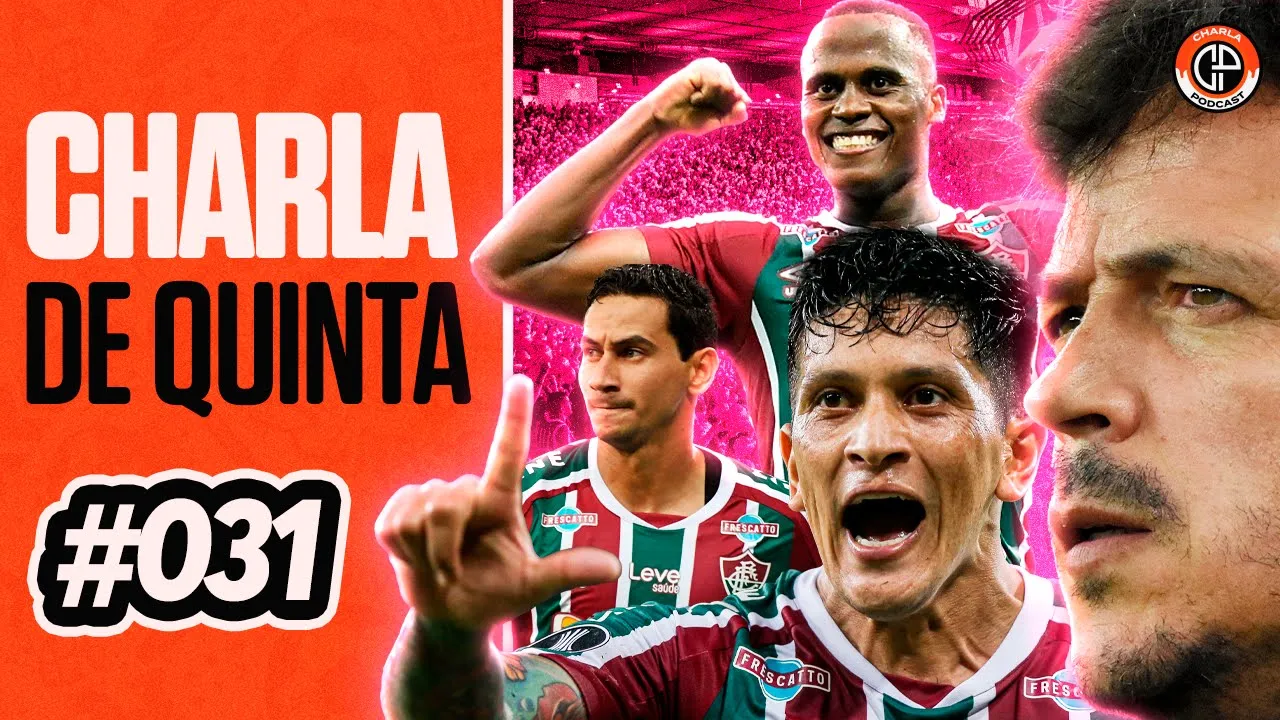 FLUMINENSE HUMILHA RIVER PLATE! GALO E PALMEIRAS JOGAM HOJE!  - CHARLA DE QUINTA #031