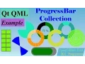 Qt QML Example 3 - ProgressBarCollection