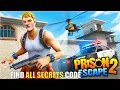 PRISON ESCAPE 2 ROGUELIKE MAP FORTNITE CREATIVE - FIND ALL SECRETS CODE