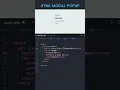 Download Lagu ✨ Simple Modal Popup with Overlay Effect #webdevelopment #coding #htmlcss #shorts