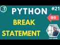 Python tutorial Python break control statement with examples - Hindi
