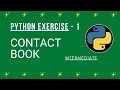 Create a Contact Book in Python with Tkinter - Step-by-Step Tutorial Intermediate
