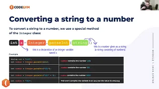 Java String to Int - How to Convert a String to an Integer Part of the CodeGym University Course