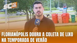 Florianópolis amplia coleta de lixo nos balneários na alta temporada