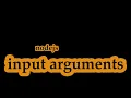 command line input output argv