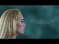 Adele - I Drink Wine (Official Lyric Video)