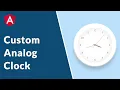 Create Analog Clock Using Angular