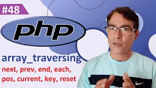 PHP array - traversing function PHP tutorial for beginners lesson