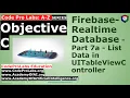 Objective C - Firebase