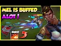 How I DESTROY in HIGH ELO with Mel MID after these massive BUFFS Masters Mel Erick Dota