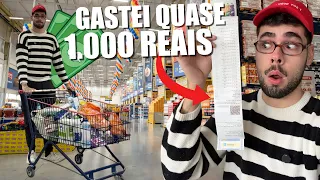 COMPRAS DO MÊS COMPLETA NO MERCADO ATACADISTA | GASTEI QUASE 1.000 REAIS