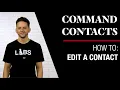 Contacts - How To Edit a Contact in Command