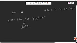 Python lecture 13 Tuples Set