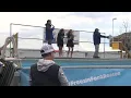 Mo Rose and Alex Durham jump for 2023 Polar Plunge