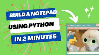Build a Notepad with Python and Tkinter in 2 Minutes
