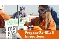 Propane Re-fills and Inspections on Raceday