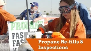 Propane Re-fills and Inspections on Raceday
