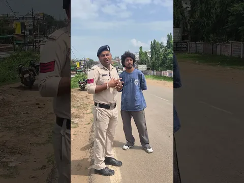 क्या Police वालों का भी होता है Traffic Challan? 🚔 #trafficpolice #police #trafficrules