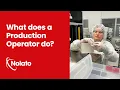 What does a production operator do