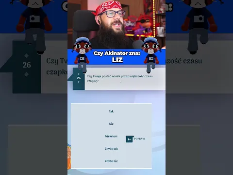 Czy *BOT AKINATOR* Zna "DZIENNIKARKA LIZ" z ANIMAL HOSPITAL Na ROBLOX ???
