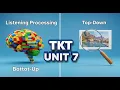 TKT Module 1 Unit 7 Listening Skills Sub-skills Strategies