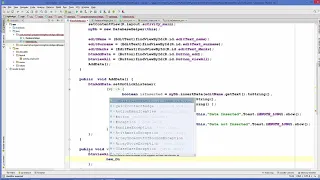 33 Android SQLite Database Tutorial 4 Show SQLite Database table Values using Android