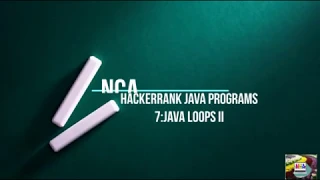 7 Java Loops ll Hackerrank java solutions