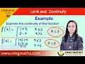 check continuity Example 6 Limit and Continuity Calculus Bsc continuous function example