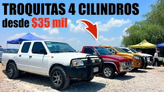Very cool 4-cylinder pickup trucks starting at 35 000 pesos at the Auto Market Arre Canales
