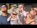 When Patrick Mahomes HILARIOUSLY tries to BLOCK daughter Sterling from staring directly at eclipse
