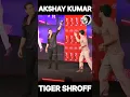 Wait For End 😂😂|| Tiger Shroff was showing his stunts to Akshay Kumar #shorts #akshaykumar #stunt