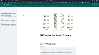 Dna nucleotide Counter Python Program