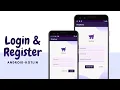 Create Login And Registration Screen In Android App Development Tutorial Part 2