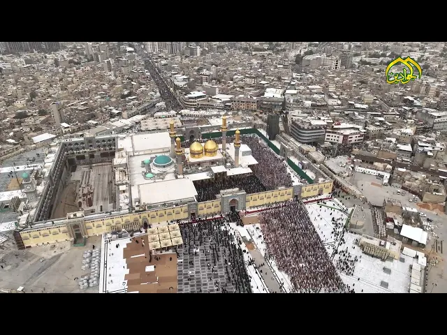 ⁣إعتلَت تكبيرات عيد الفطر المبارك بصوت المؤمنين وملائكة السماء في جنة الإمامينِ الكاظِمَيْنِ (ع)