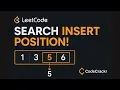 Search Insert Position LeetCode Easy Fast Solution Explained