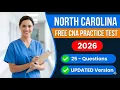 2026 North Carolina CNA Practice Test 180 Questions and Answers Full Exam Review Prep