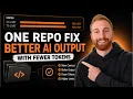One Repo Fix for Better AI Agent Output With Fewer Tokens